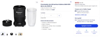 Procesador Koblenz 1000W por $659 | Oferta Coppel