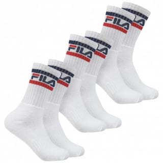Lot de 3 Paires de Chaussettes Blanc FILA à 2,50€