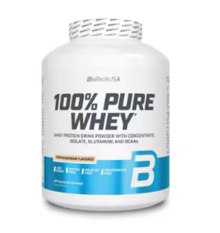100% PURE WHEY Biotech USA Proteina Suero Leche 1Kg + Shaker Gratis por 22.90€
