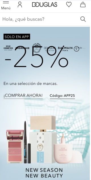 -25% de Descuento en Douglas.
