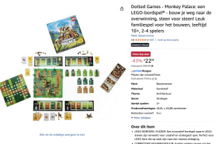 LEGO Monkey Palace Bordspel voor €22,99