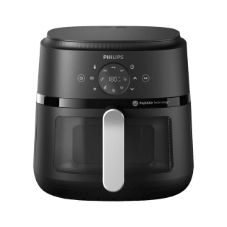 Freidora de aire Philips Airfryer NA231/00, Con ventana, 6.2 L, 1700W por 69€