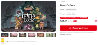 Death's Door por $82 | Oferta Nintendo eShop