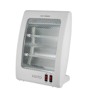 Estufa Eléctrica Kioto GR25-EC800 Blanco Rebaja Internet $8.990 solo en abc, cl