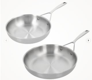 Demeyere Essential 5 Koekenpannenset roestvrijstaal, 2-delig, 20 & 24cm voor €119