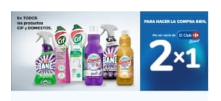 2×1 Ofertas para limpieza y cuidado del hogar en Carrefour.