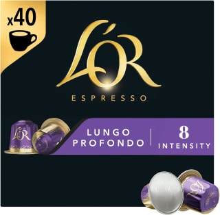 L’OR Espresso Lungo Profondo Pods – 120 Capsules – £18.50 (£15.50 S&S)