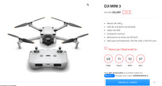 DJI Mini 3 4K HDR por $5,328 | Tienda DJI México