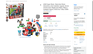 LEGO Super Mario Mario Kart por $899 | Oferta Amazon