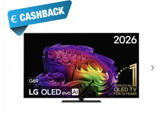 LG OLED55G69LS 55 Inch 4K OLED evo TV voor €1829 na cashback bij Smitsarnhem