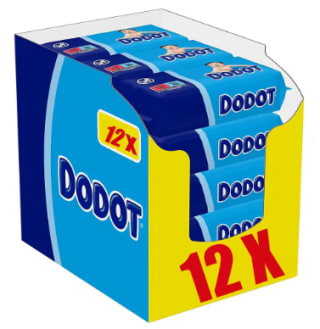 Pack 12 Paquetes Dodot Toallitas Bebé, 52 Toallitas, Total 624Toallitas por 10,66€