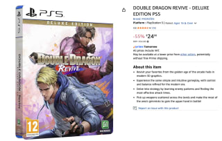 PlayStation 5 Double Dragon Revive voor 24,99 euro