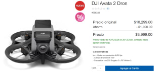 DJI Avata 2 Dron por $8,999 | Oferta Costco
