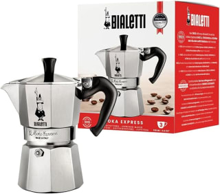 Percolator Bialetti Moka Express 3-kops voor €21,99 bij AMazon