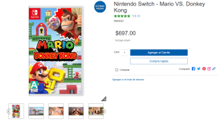 Mario VS Donkey Kong por $697 | Oferta Costco