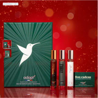 Coffret Adopt 3 Parfums Homme + un Bon Cadeau pour un parfum de 30 ml à 17,95€