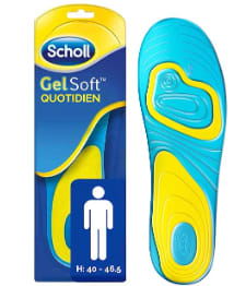 Scholl Semelles GelSoft Chaussures Homme Quotidien Pointure de 40 à 46, à 10,84€
