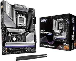 ASRock AMD B850 LiveMixer WiFi AM5 DDR5 PCIe 5.0 ATX Placa Base por 159€