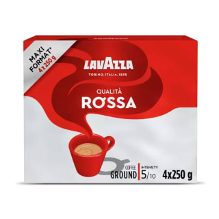 Lavazza Qualita Rossa Ground Coffee, 4 x 250g (1kg)