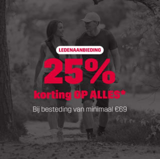 25% korting op bijna alles bij Revolutionrace bij besteding vanaf €69
