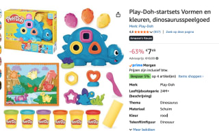 Play-Doh Shapes And Colors Dino Starter Kleiset voor €7,49 bij Amazon