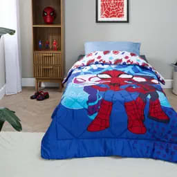 Lazy-all-in-one kinderdekbed (Stitch of Spidey) voor €24,95