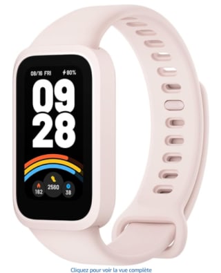 Montre Connectée Xiaomi Smart Band 9 Active Pink à 21,99€