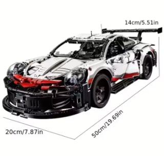 Set de construcción Porsche 911 RSR de 1.580 piezas por 12,76€