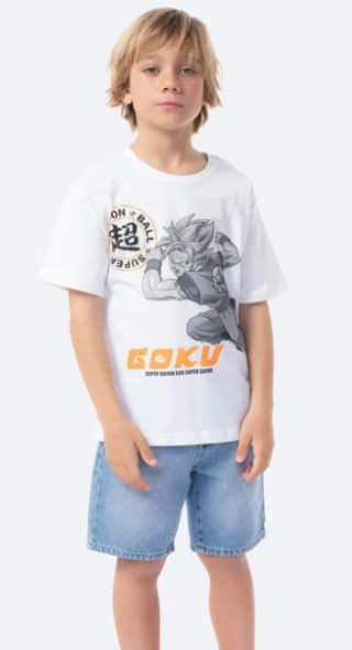 Camiseta manga corta y cuello redondo de Niño Dragon Ball TOEI por 2.99€