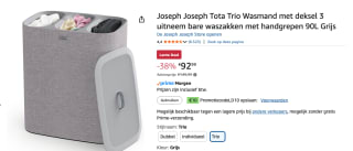 Joseph Joseph Tota Wasmand - 3 Compartimenten voor €82,99 dmv code bij Amazon