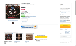 System of a Down Hypnotize Vinilo por $370 | Oferta Amazon