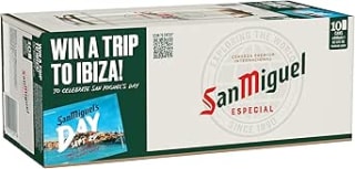 San Miguel Especial Premium Lager Beer, 10 x 440ml cans ABV 5% £9..49/ £8.48 S&S
