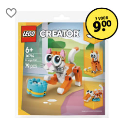 Lego zakjes 3 voor €9 bij kriuidvat