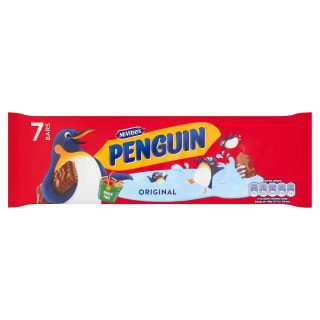 McVitie's Penguin Biscuit Bars 7 Pack £0.75