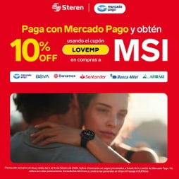 Cupón Steren: 10% de Ahorro | TDC Mercado Pago MSI