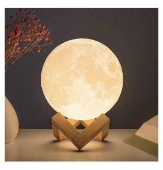 Lámpara De Luna LED 8 cm Alimentada por Batería por 1.99€