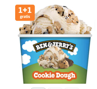 1+1 gratis op Alle Ben & Jerry's en Magnum pints bij de AH