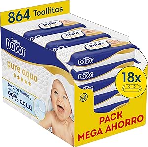 Dodot Toallitas Pure Aqua 864 Unidades por 21,06€