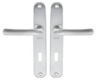 Set de Poignée de Porte sur Grande Plaque Vachette Version Clé L à 14,95€