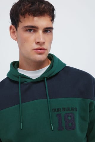 Springfield Sudadera Capucha Cortes por 12,99€