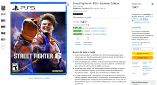 Street Fighter 6 PS5 por $544 | Descuento Amazon