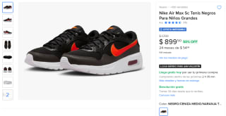 Tenis Nike Air Max para Niños por $900 | Mercado Libre