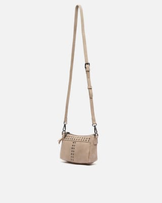 Bolso bandolera pequeño con detalles metálicos ed. por 11€