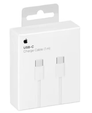 Cable Apple USB-C a USB-C 1 m Carga Rápida 60W iPhone, iPad y MacBook por 12,90€