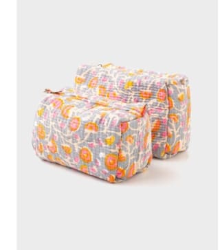 Set Neceser pequeño y mediano de mujer Irene Muriel por 7.99€.