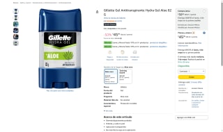 Antitranspirante Gillette por $45 | Oferta Amazon