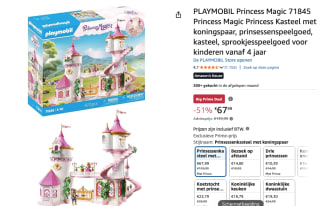 PLAYMOBIL Princess Magic Princess Kasteel voor €67,99 met Amazon prime