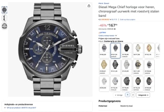 Diesel Mega Chief voor 167,95 euro ( en 157,95 euro met code )
