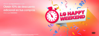 Cupón LG: 10% de Descuento | Happy Weekend