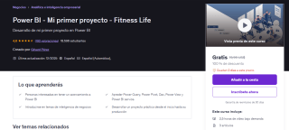 Power BI Mi primer proyecto Fitness Life Gratis | Udemy
